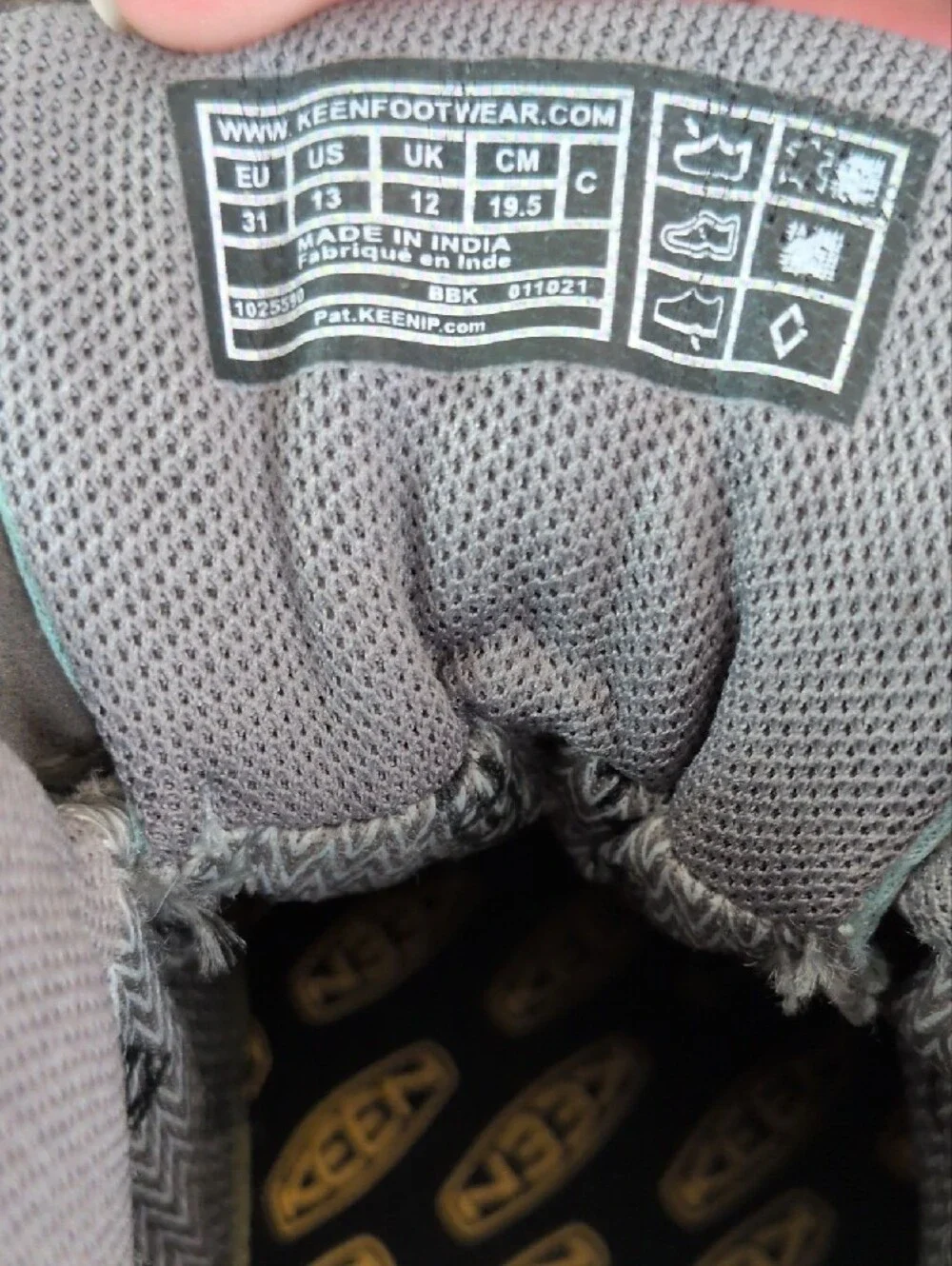 KEEN RIDGE FLEX MID WATERPROOF CHILDREN grey/blue tint